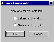 Options - Answer Enumeration